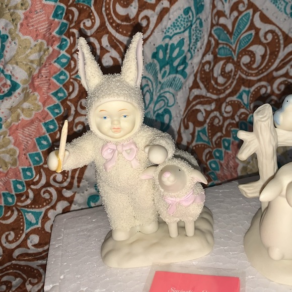 NEW IN BOX SNOWBUNNIES “LET’S ALL SING LIKE THE BIRDIES SING” Snowbabies - Picture 4 of 13